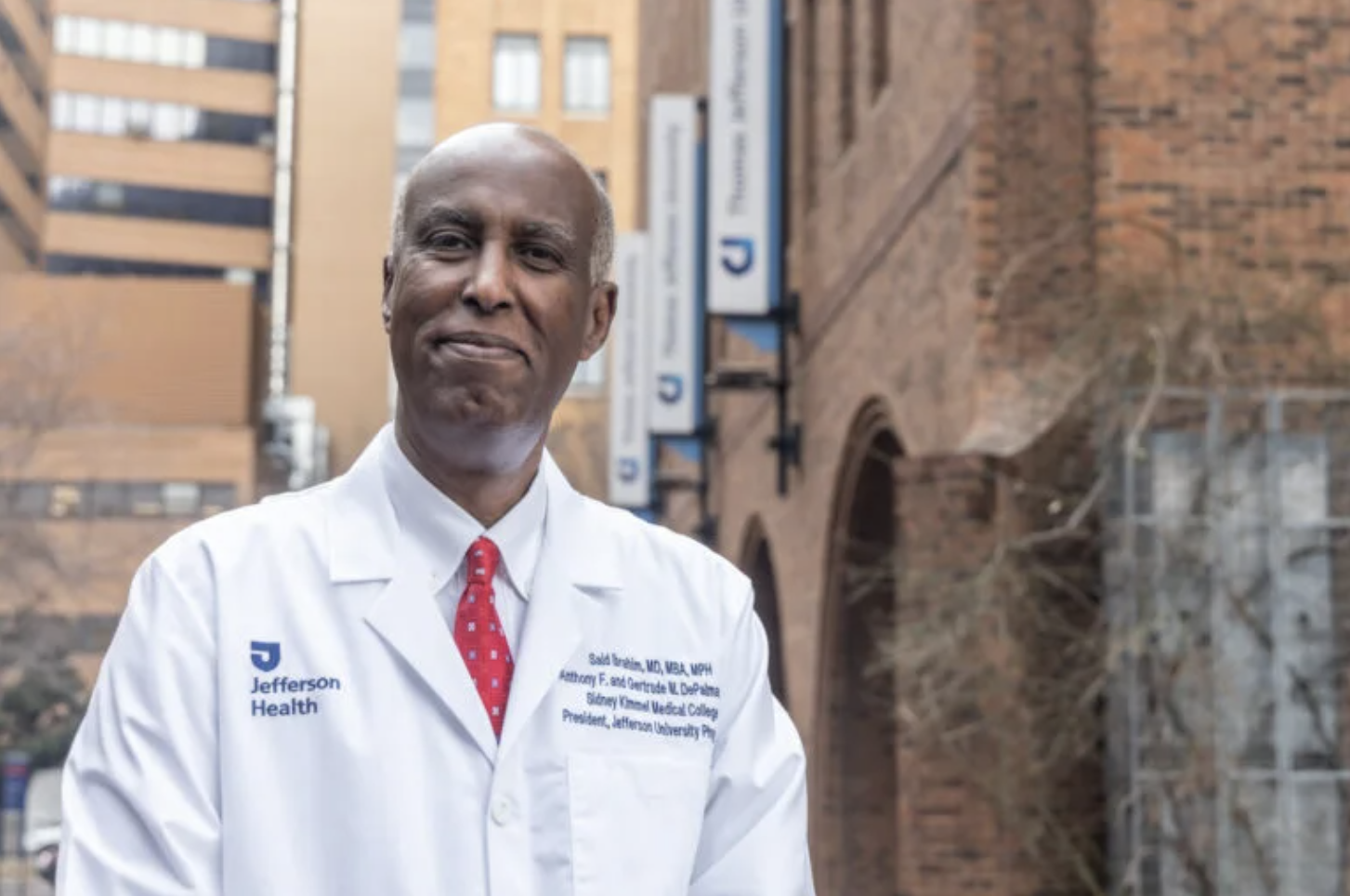 Dr. Said Ibrahim is the new dean of Jefferson Medical School. (Kimberly Paynter/WHYY)