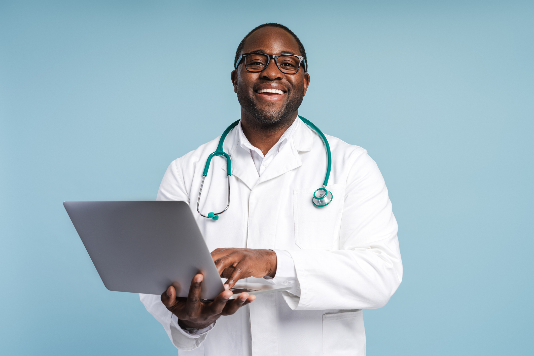 Happy and successful physician